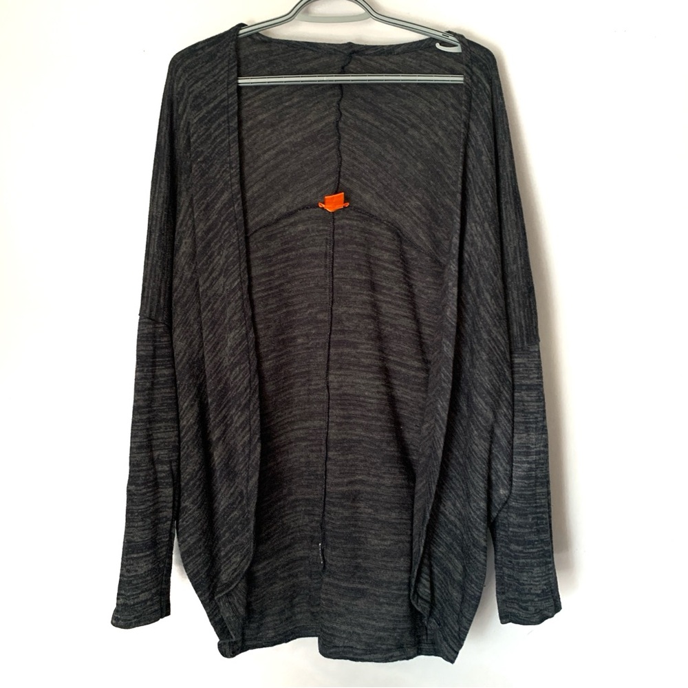 Joe Fresh Dark Gray Open Front Cardigan XL